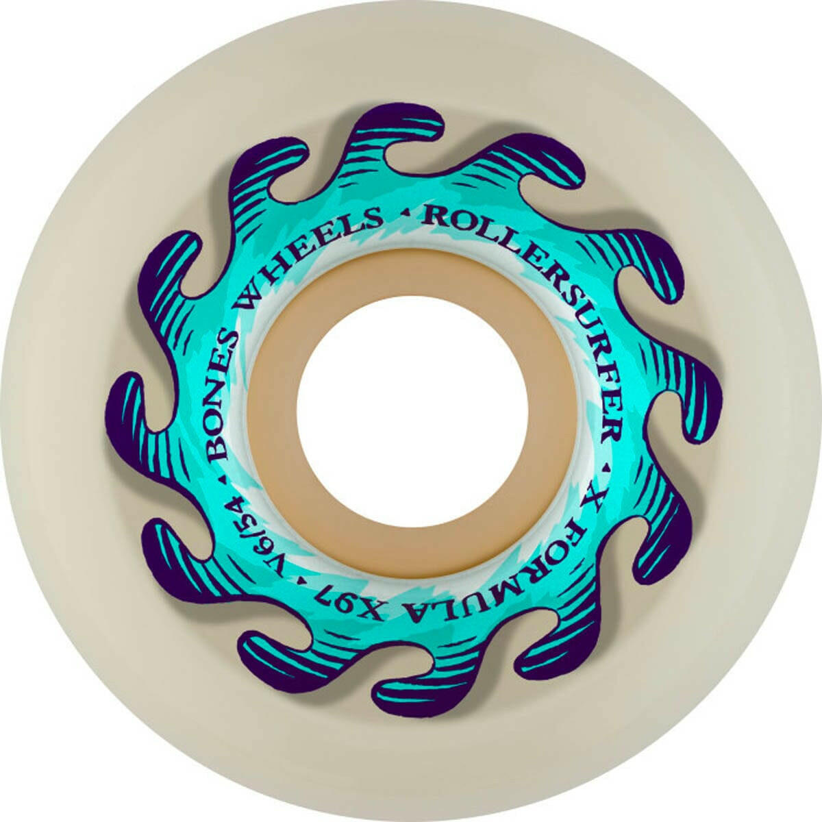 Bones - XF Koppl Infinite Wave 56MM 97A V6 Wide-Cut Skateboard Wheels.