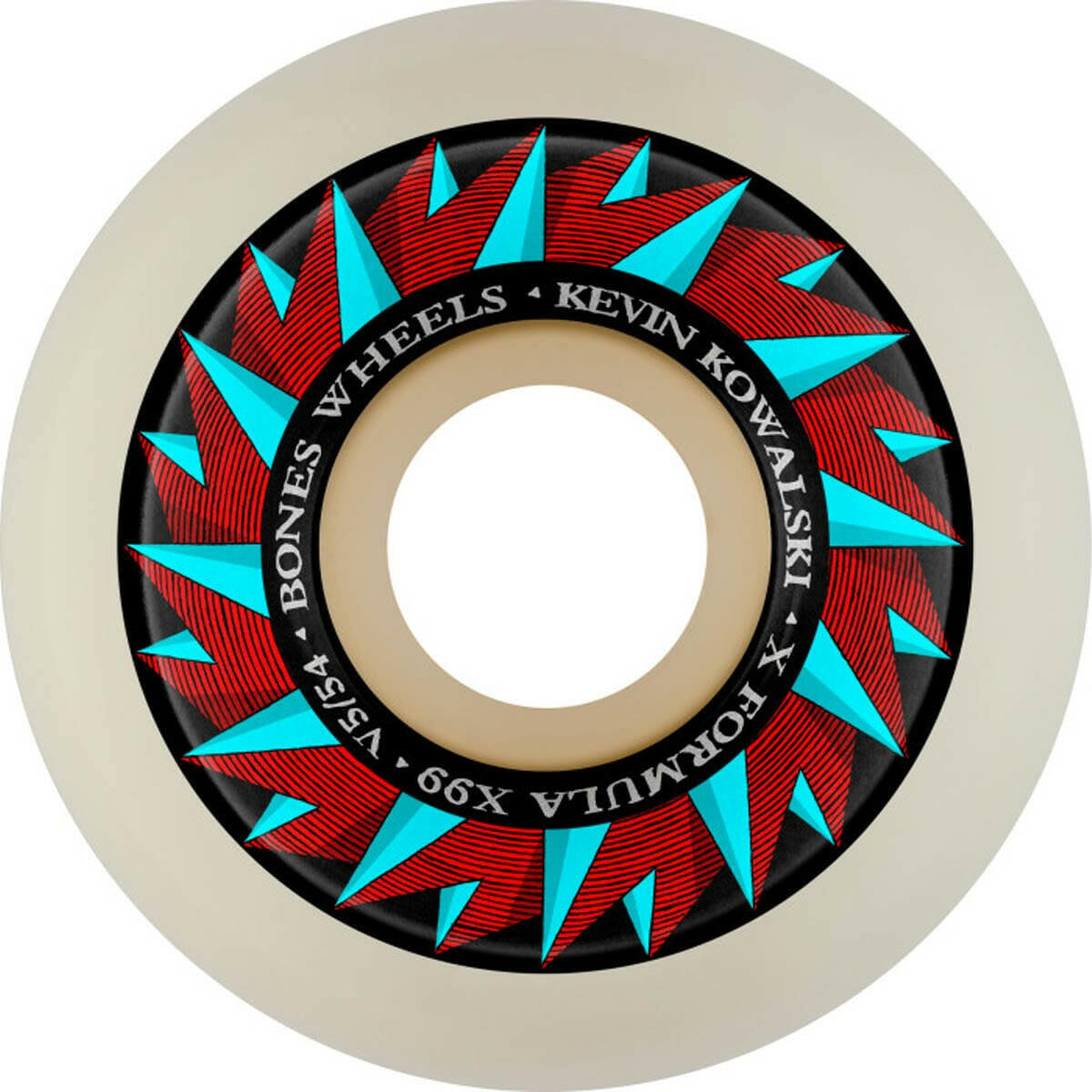 Bones - XF Kowalski Against the Grain 54MM 99A V5 Sidecut Skateboard Wheels.