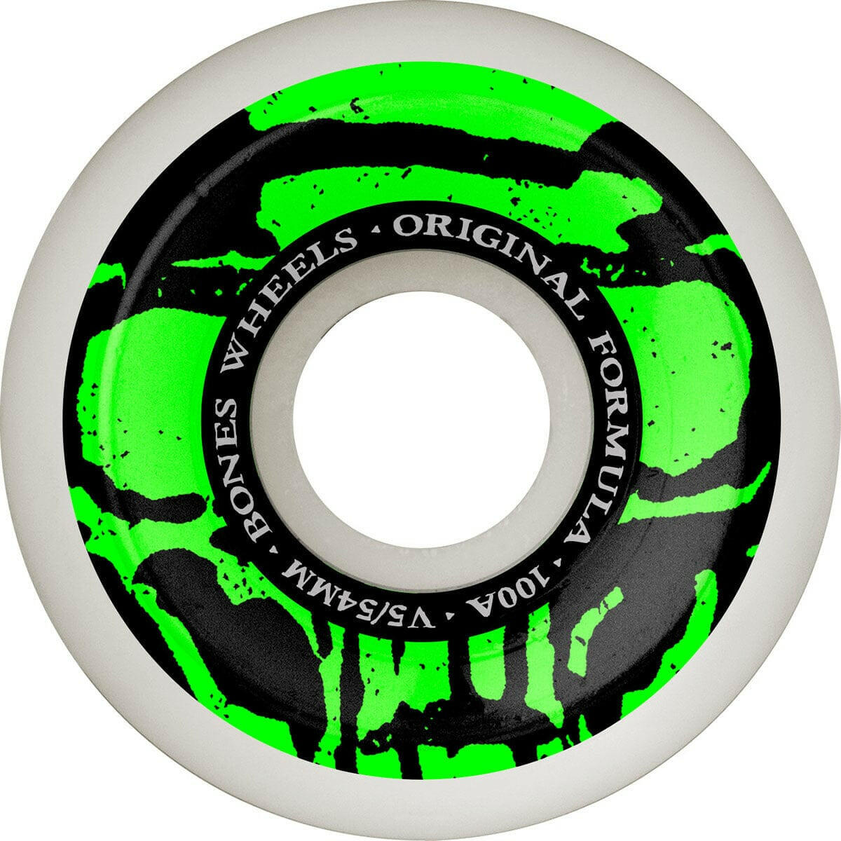 Bones - Mummy Skulls 54MM 100A V5 Side-Cut Skateboard Wheels.