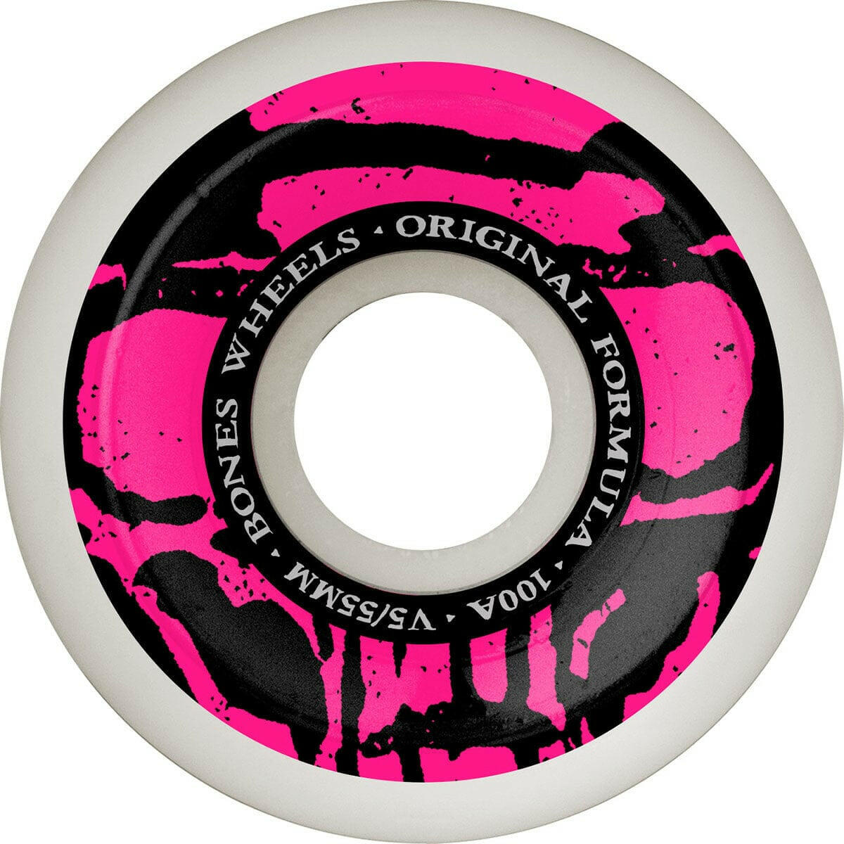 Bones - Mummy Skulls 55MM 100A V5 Side-Cut Skateboard Wheels.