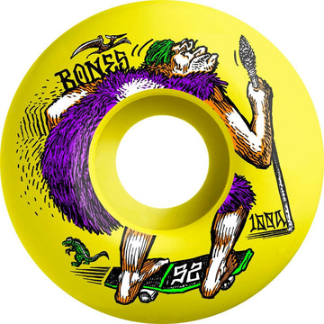 Bones - OG Formula NEONderthal 52MM 100A V4 Skateboard Wheels.