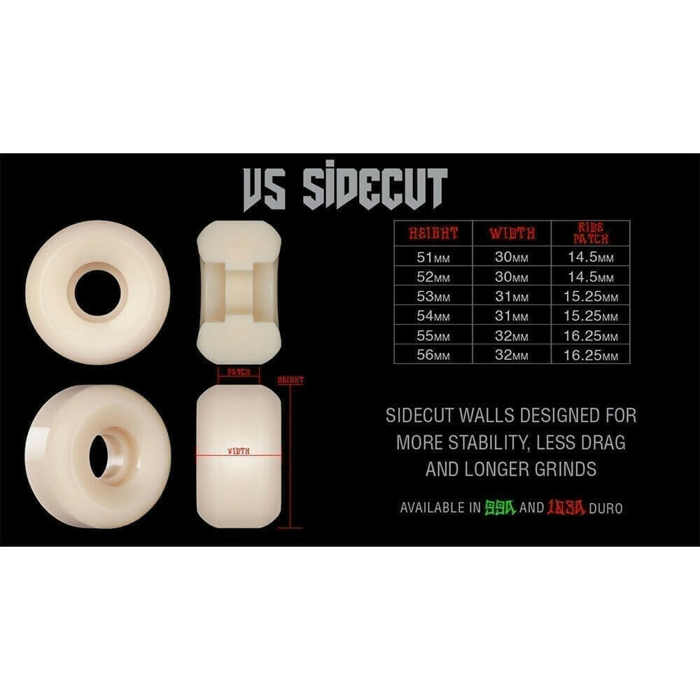 Bones - XF Hawk Animation 58MM 99A V5 Side-Cut Skateboard Wheels.