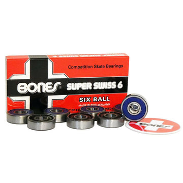 Bones - Super Swiss 6 Balls Skateboard Bearings.