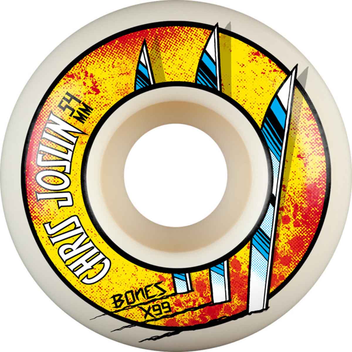 Bones XF Joslin Slice of Life 54MM 99A V1 Standard Skateboard Wheels