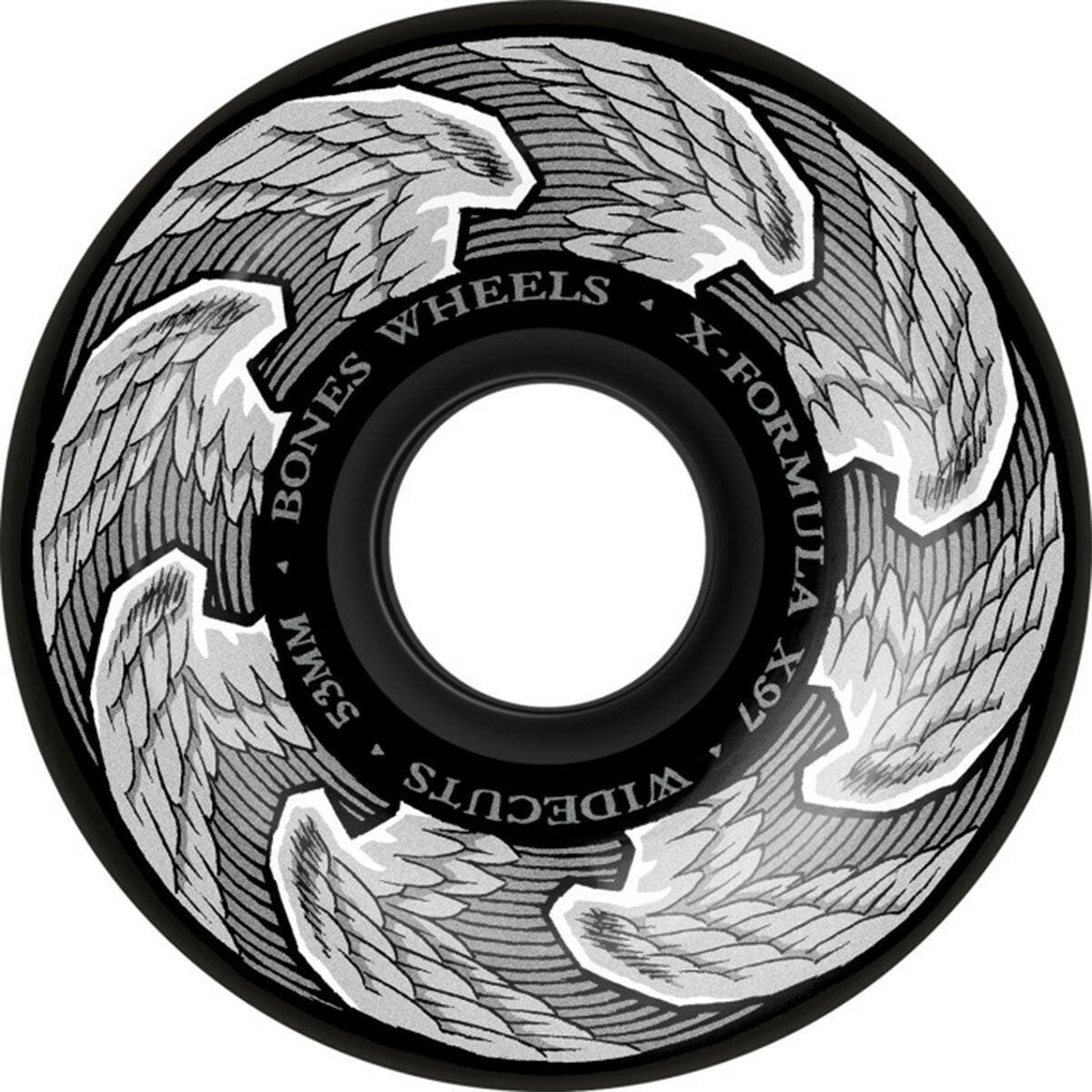 Bones - XF Death Angels 53MM 97A V6 Widecut Skateboard Wheels.