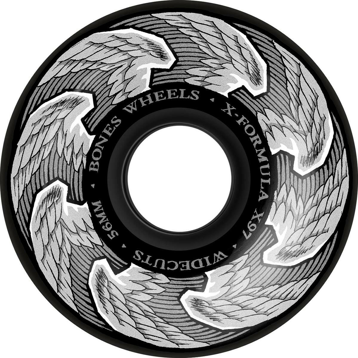 Bones - XF Death Angels 56MM 97A V6 Widecut Skateboard Wheels.