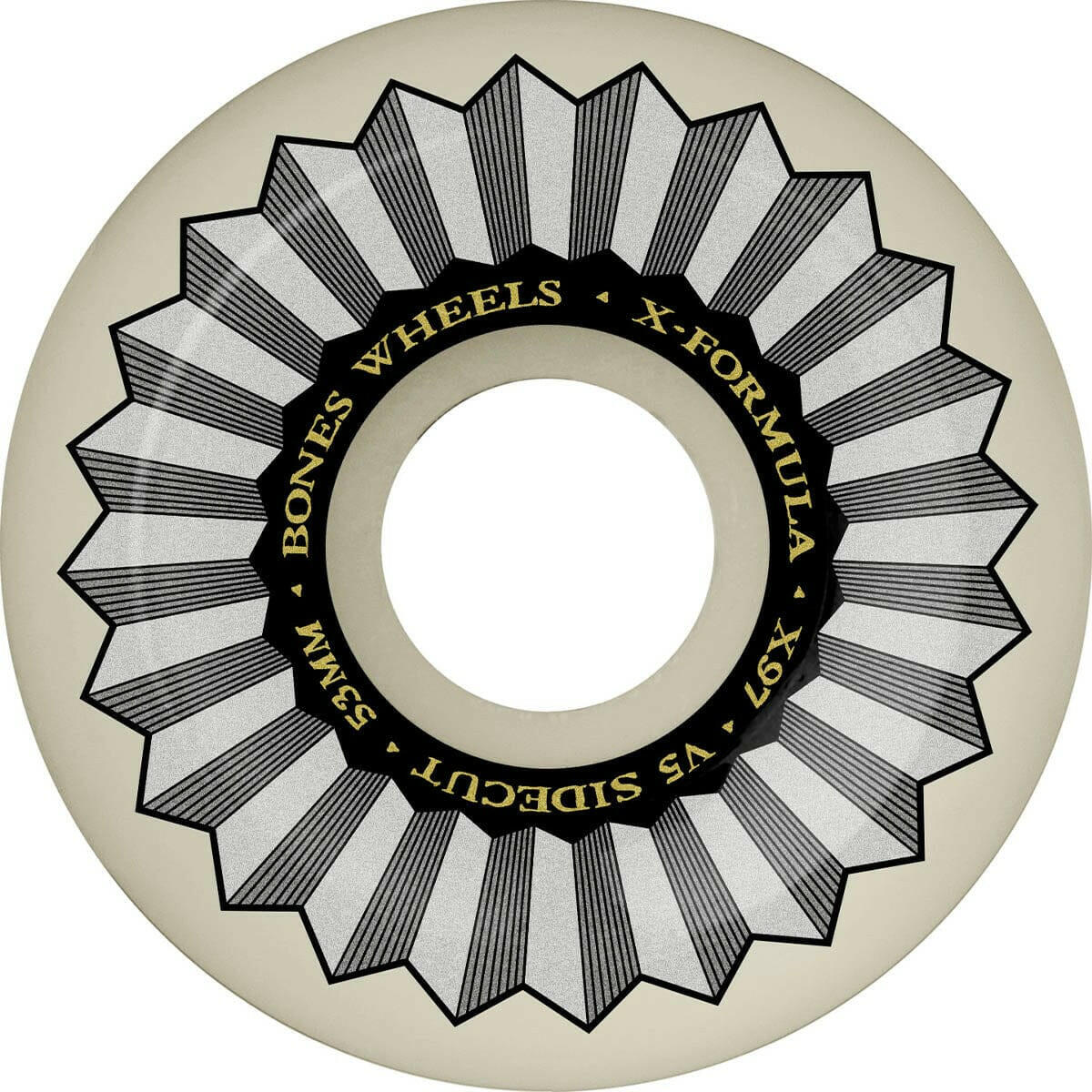 Bones - XF 53MM 97A V5 Sidecut Skateboard Wheels.