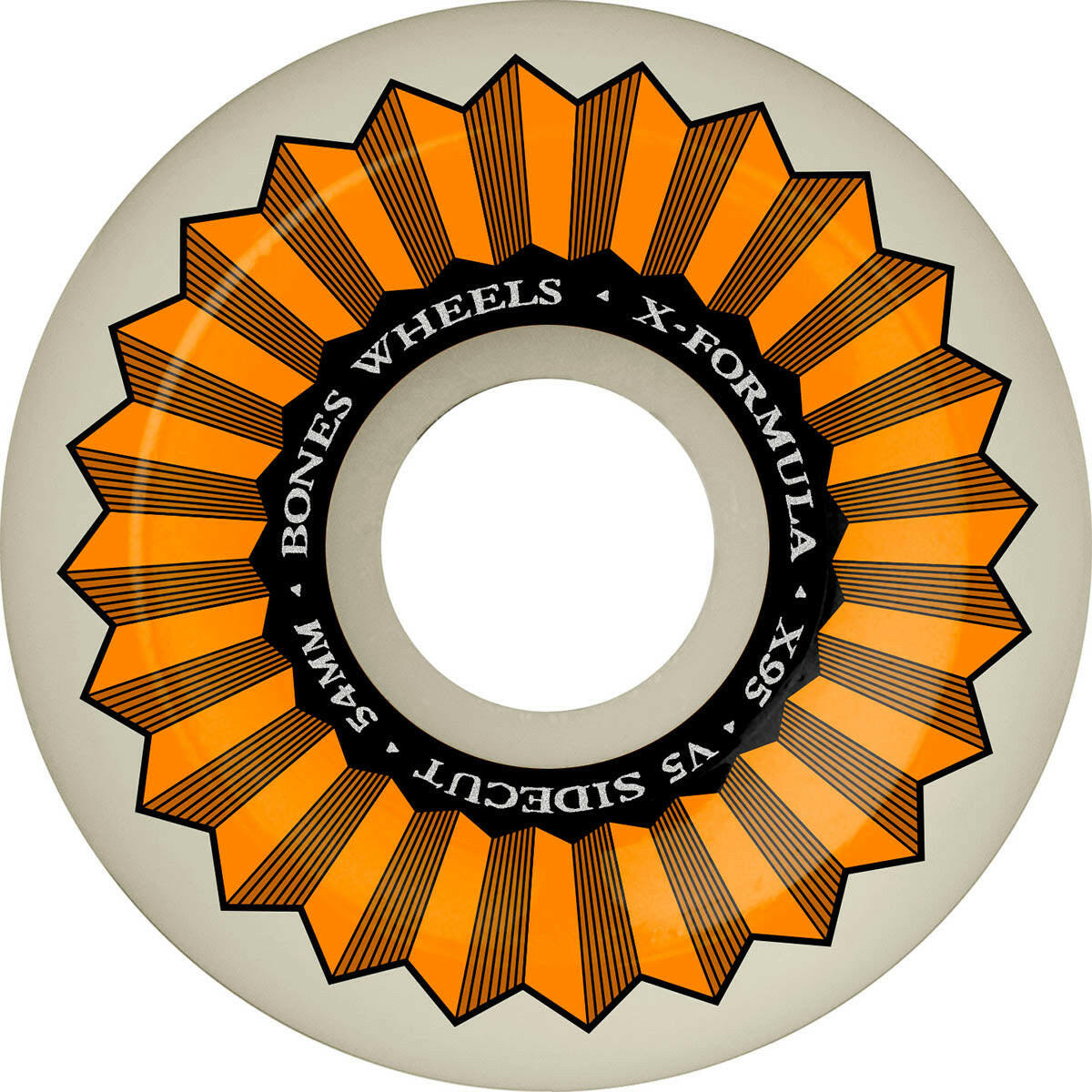 Bones - XF 54MM 95A V5 Sidecut Skateboard Wheels.
