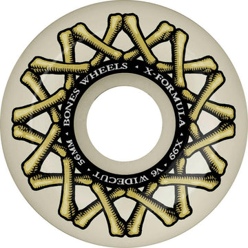 Bones - XF 55MM 99A V6 Widecut Skateboard Wheels.