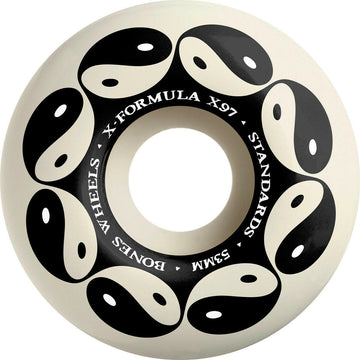 Bones - XF Yin Yang 53MM 97A V1 Standard Skateboard Wheels.