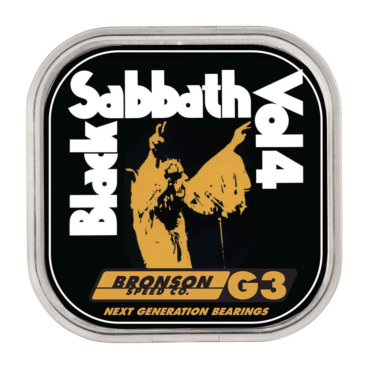 Bronson Black Sabbath G3 Skateboard Bearings