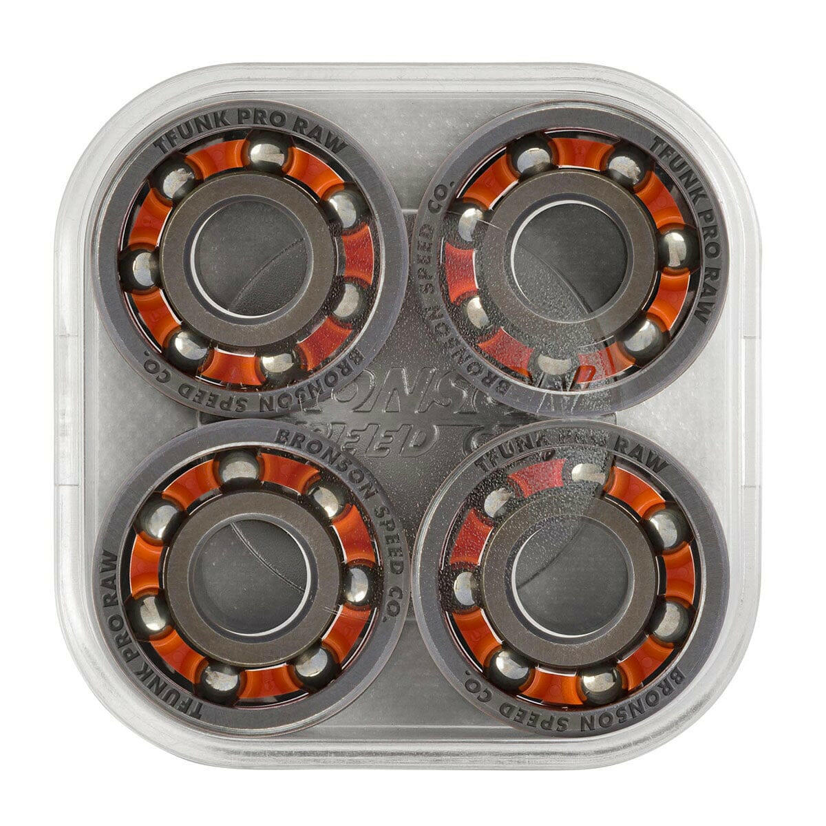 Bronson - T-Funk Raw Skateboard Bearings.