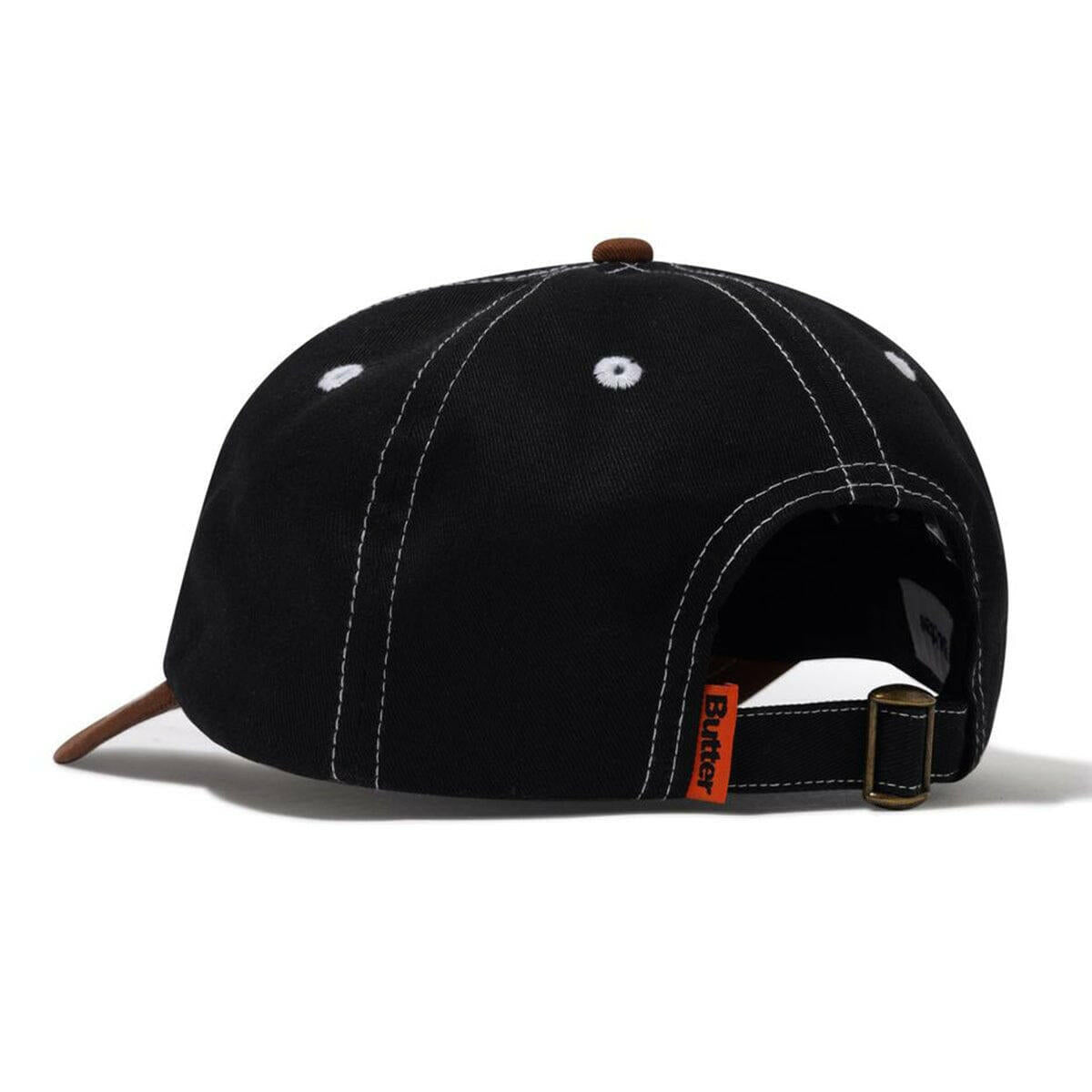 Butter Goods - Ace 6 Panel Cap Black/Brown.
