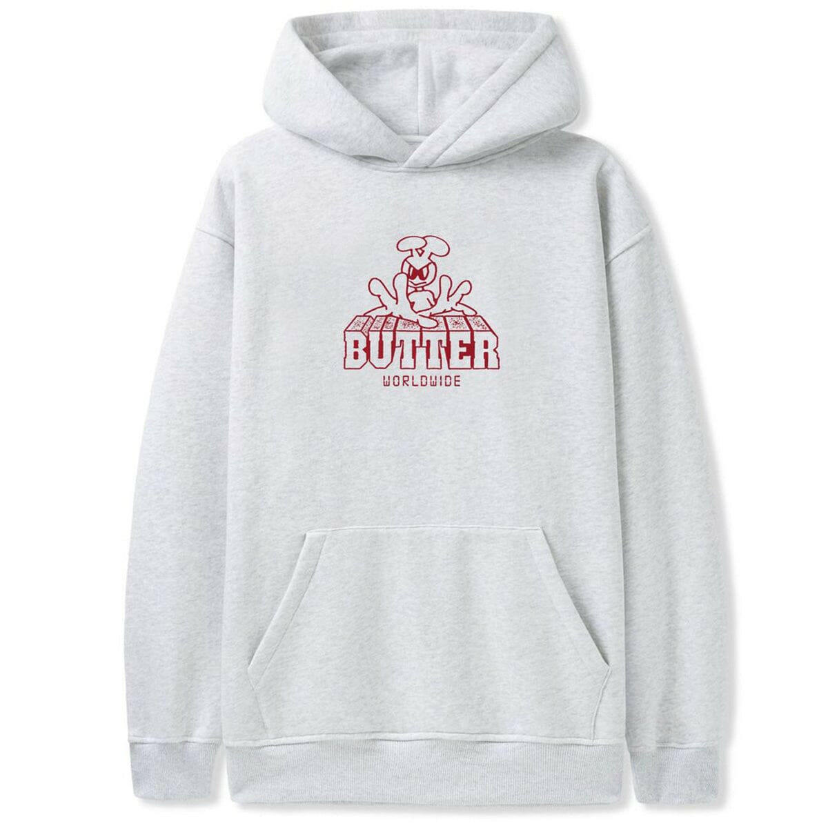 Butter Goods - Alien Hoodie Ash.