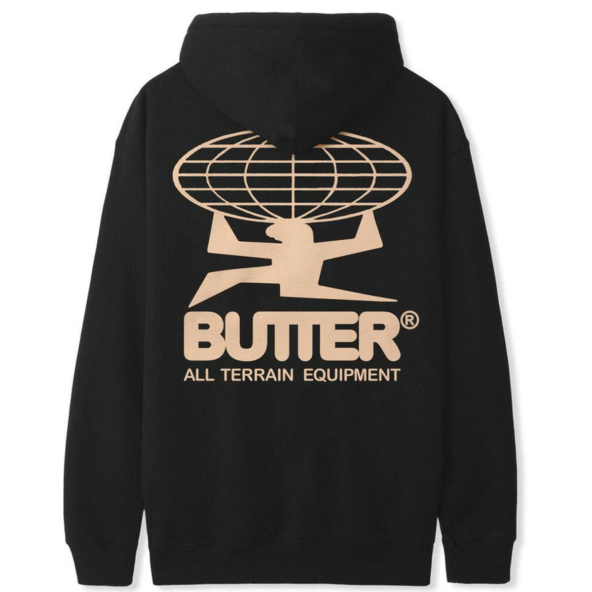 Butter Goods - All Terrain Hoodie Black.