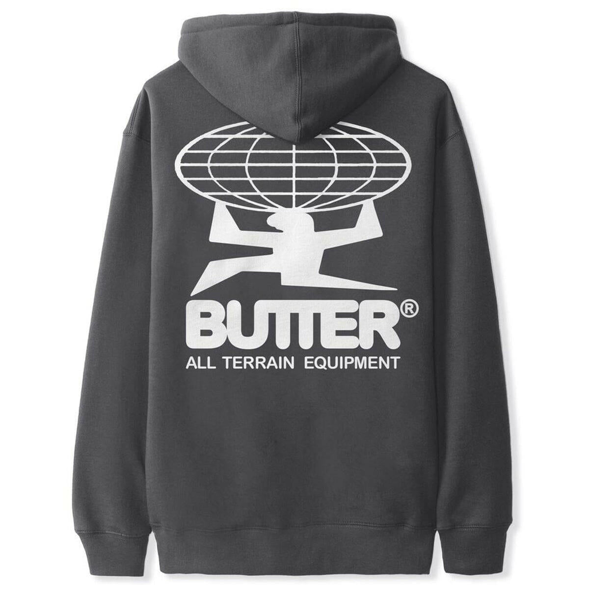 Butter Goods - All Terrain Hoodie Washed Steel.