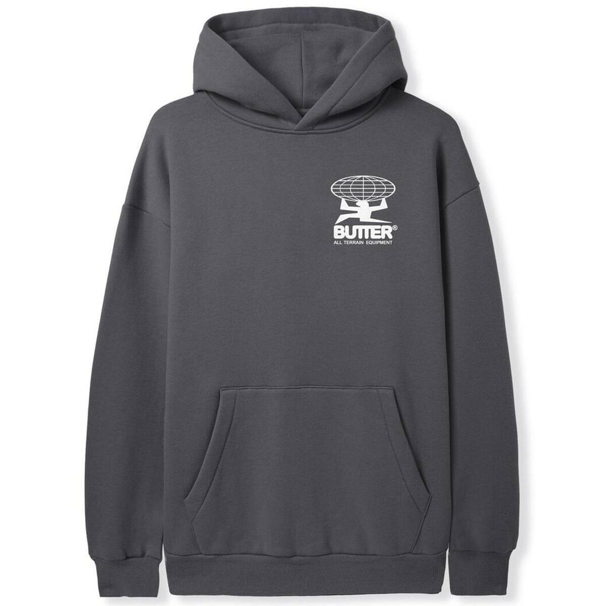 Butter Goods - All Terrain Hoodie Washed Steel.