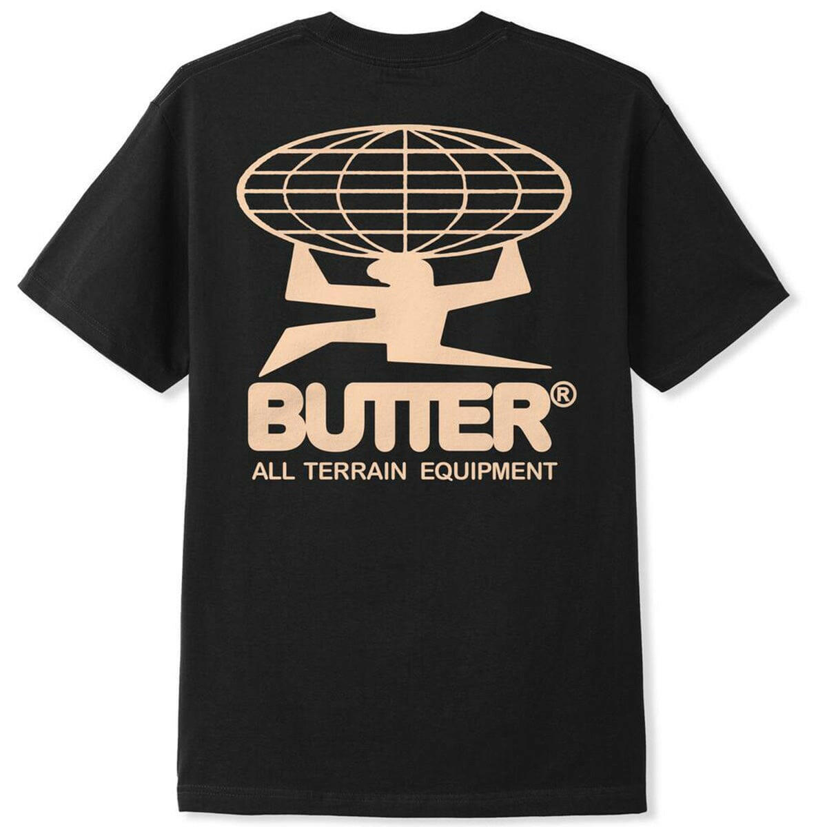 Butter Goods - All Terrain Tee Black.