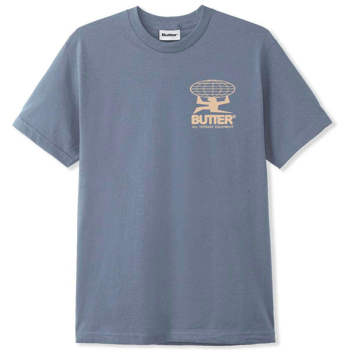 Butter Goods - All Terrain Tee Slate Blue.