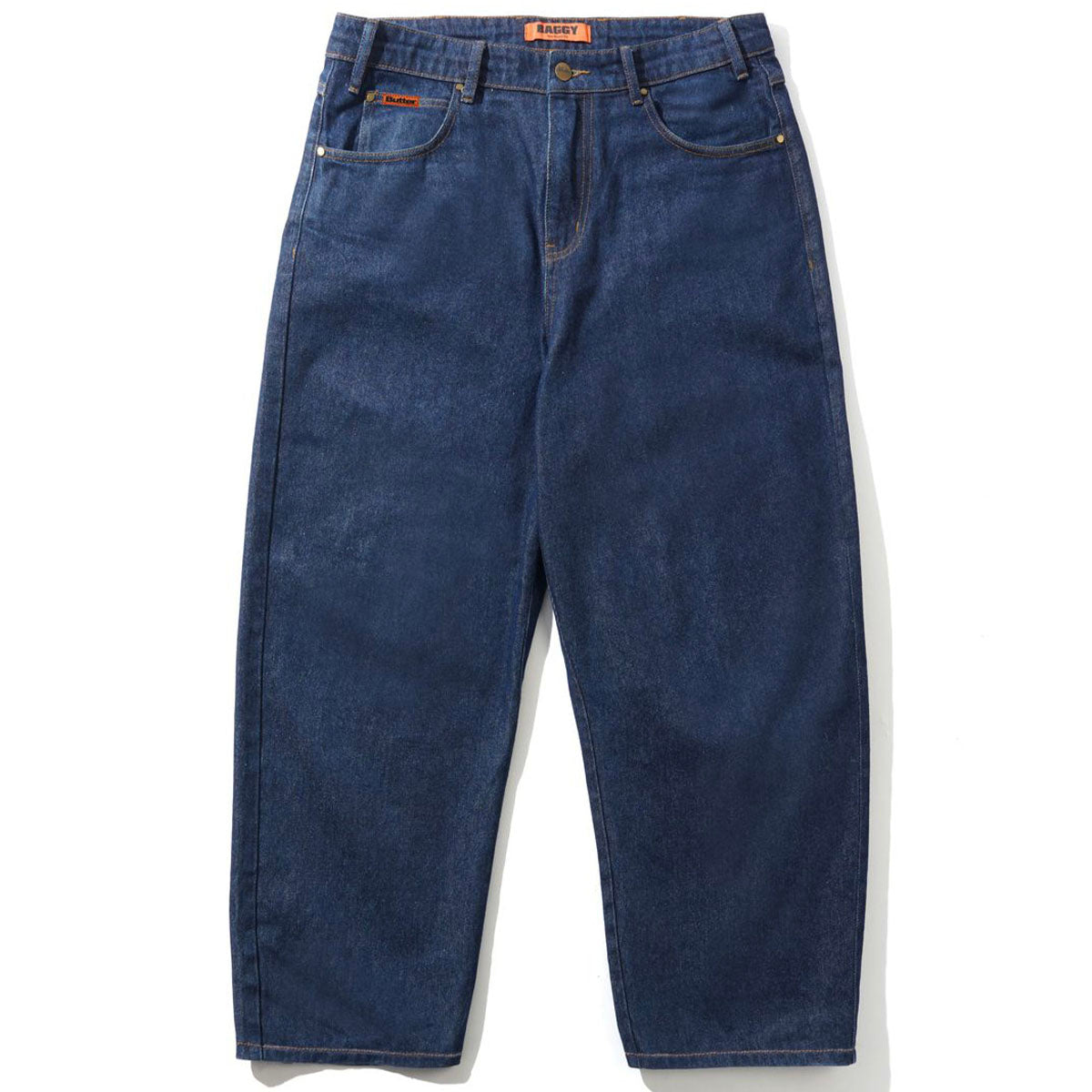 Butter Goods - Baggy Denim Jeans Dark Indigo.