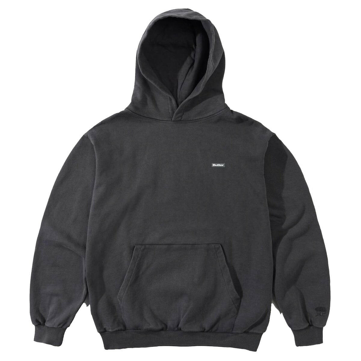 Butter Goods - Basic Hoodie Washed Black.