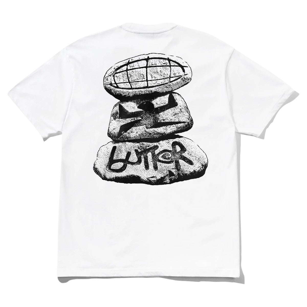 Butter Goods Boulder Terrain Tee White - back
