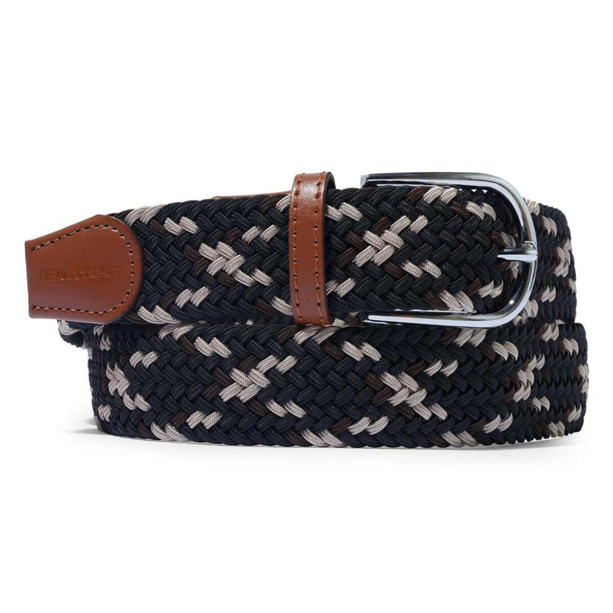 Butter Goods - Braided Belt Black.
