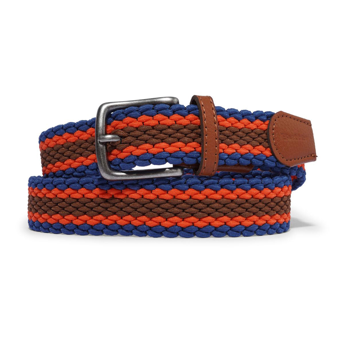 Butter Goods - Braided Belt Navy/Orange/Brown.
