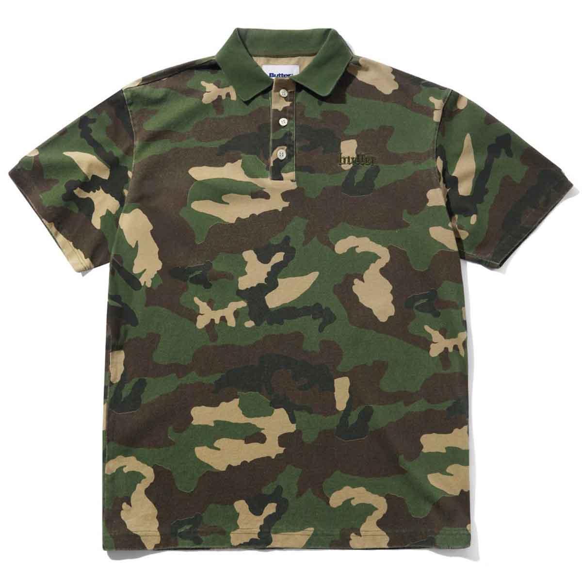 Butter Goods - Camo Polo Woodland