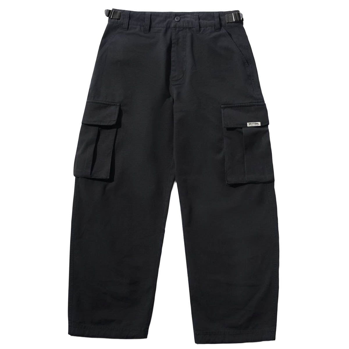Butter Goods Cargo Pants Washed Black Front