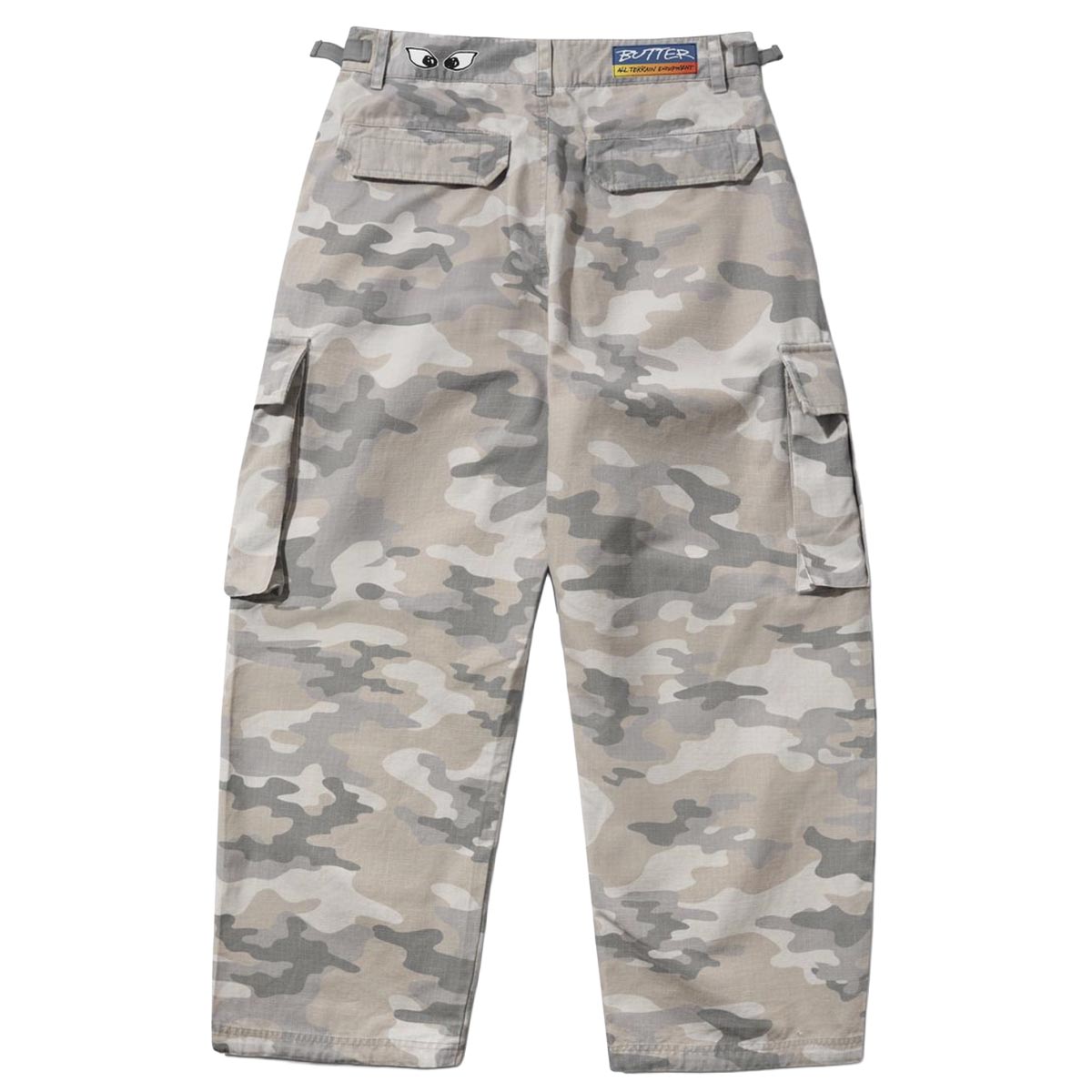 Butter Goods Cargo Pants Snow Camo Back