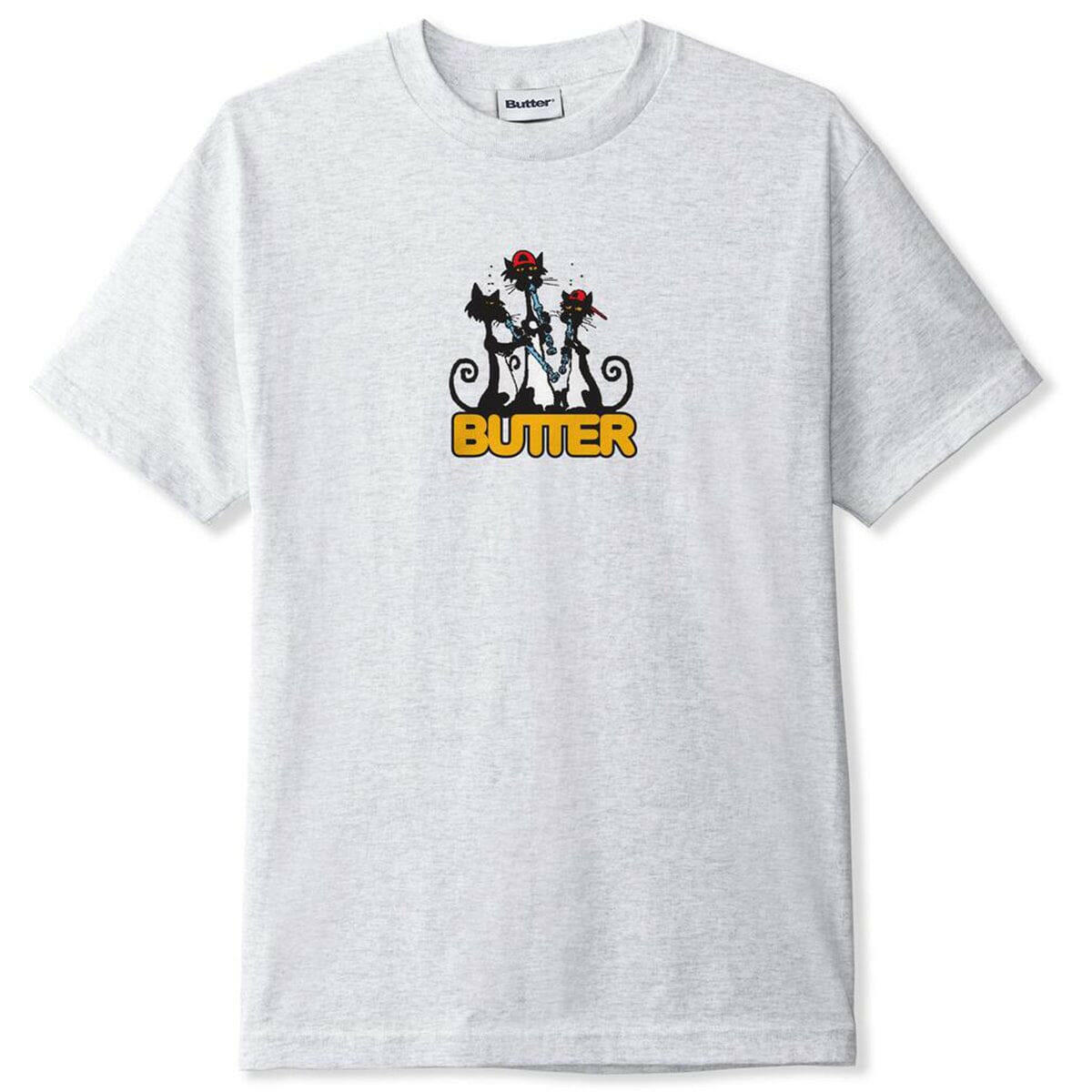 Butter Goods - Cats Tee Ash.