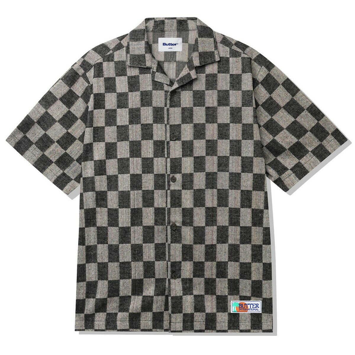 Butter Goods - Checker Vacation Shirt Black.