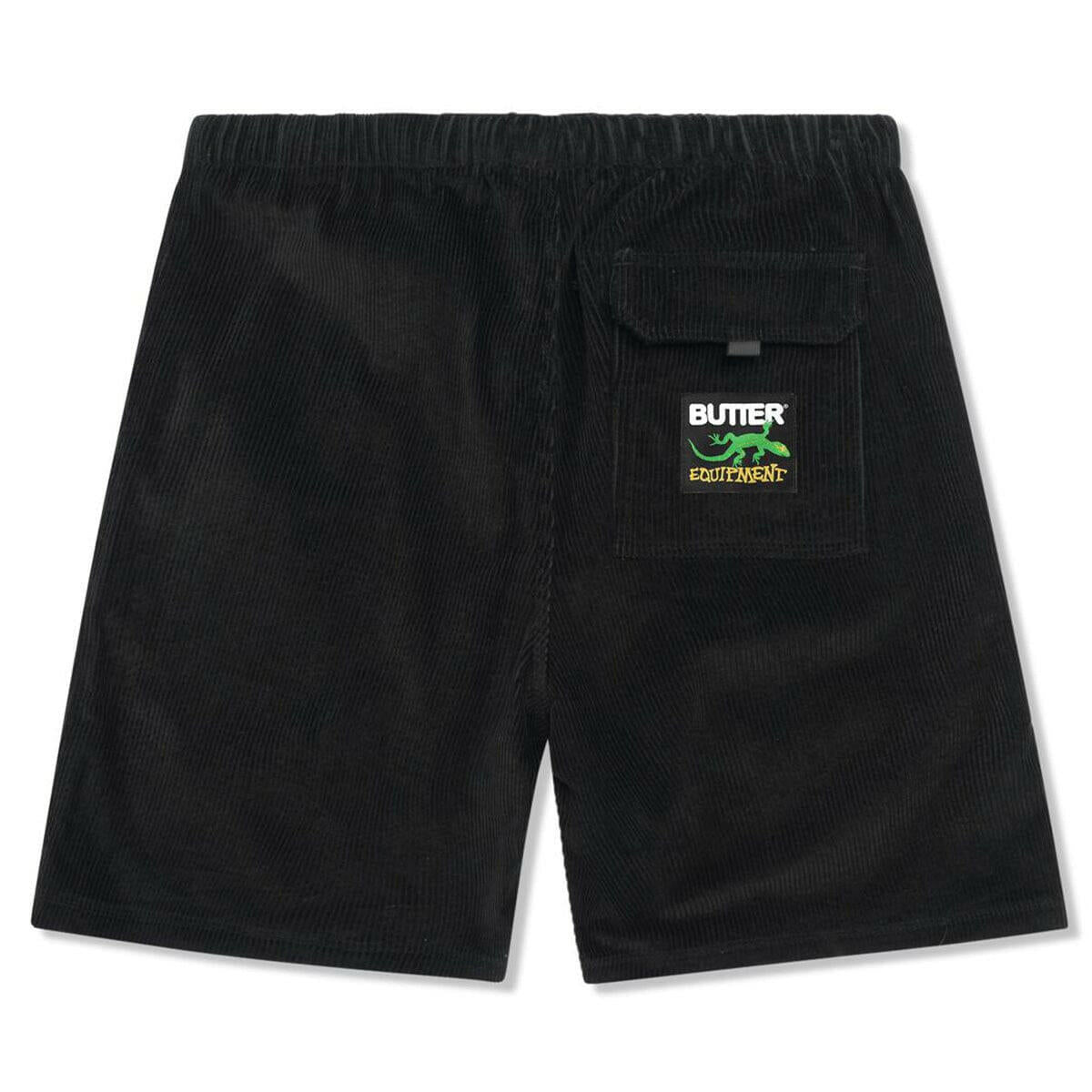 Butter Goods - Climber Cord Shorts Black.