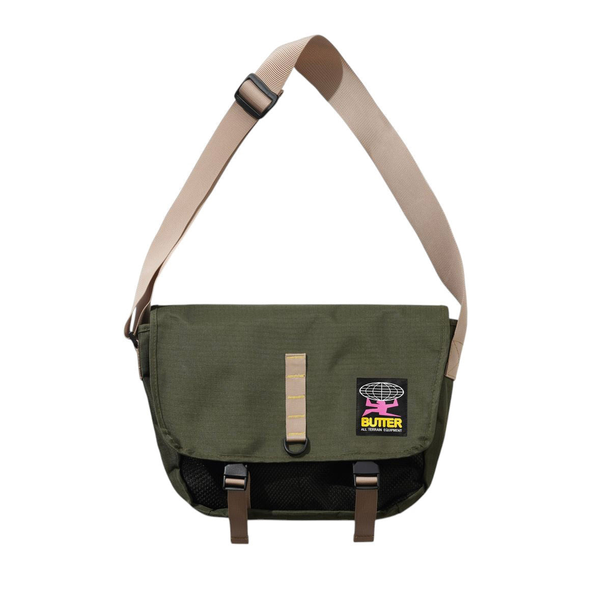 Butter Goods - Commute Side Bag Olive/Khaki Ripstop.