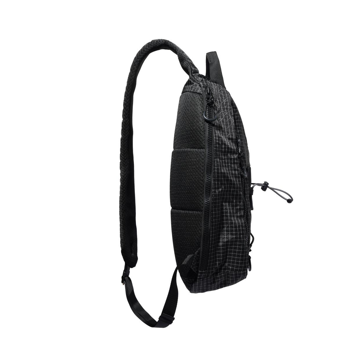 Butter Goods Cordura Express Shoulder Bag Black Side.
