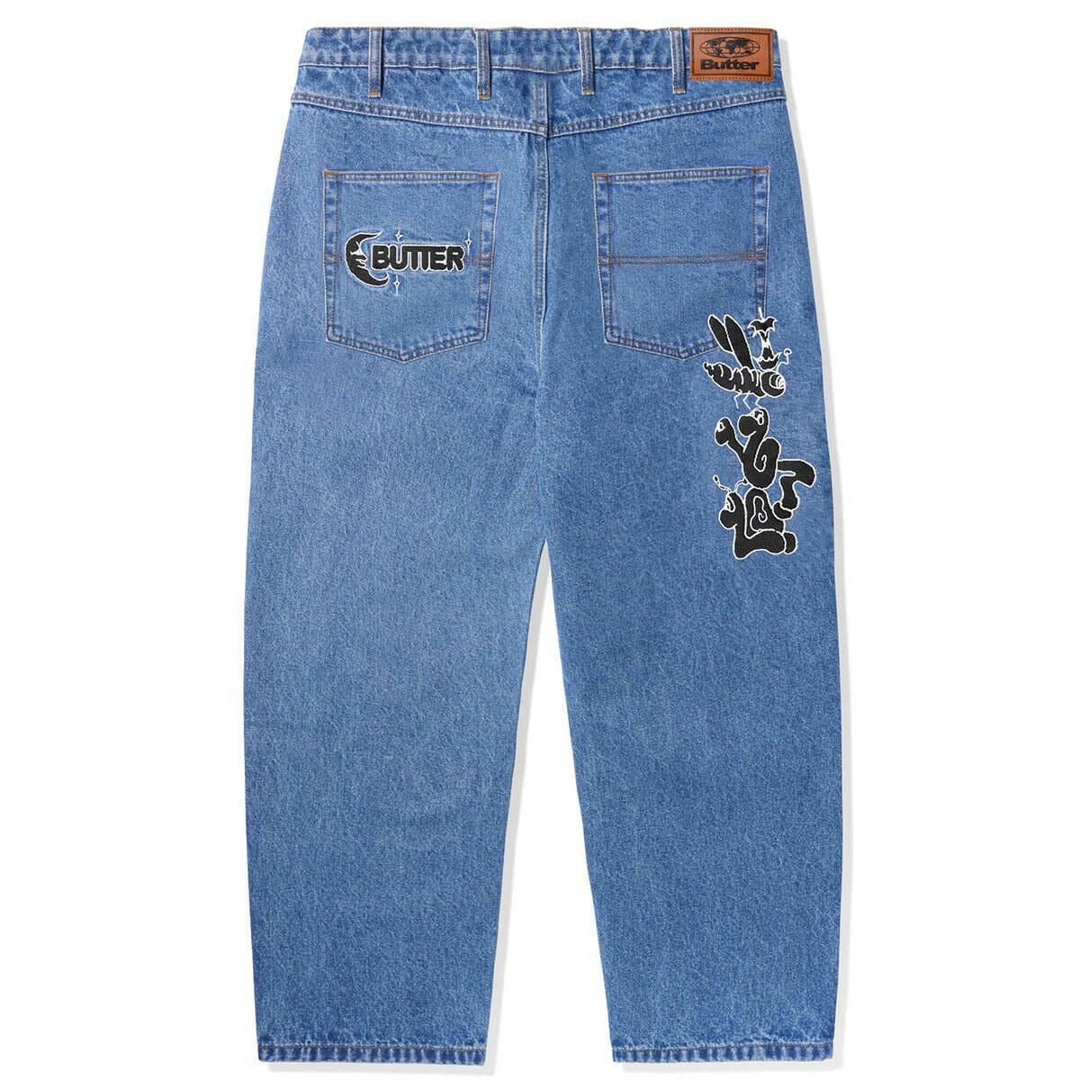 Butter Goods - Critter Denim Jeans Washed Indigo.