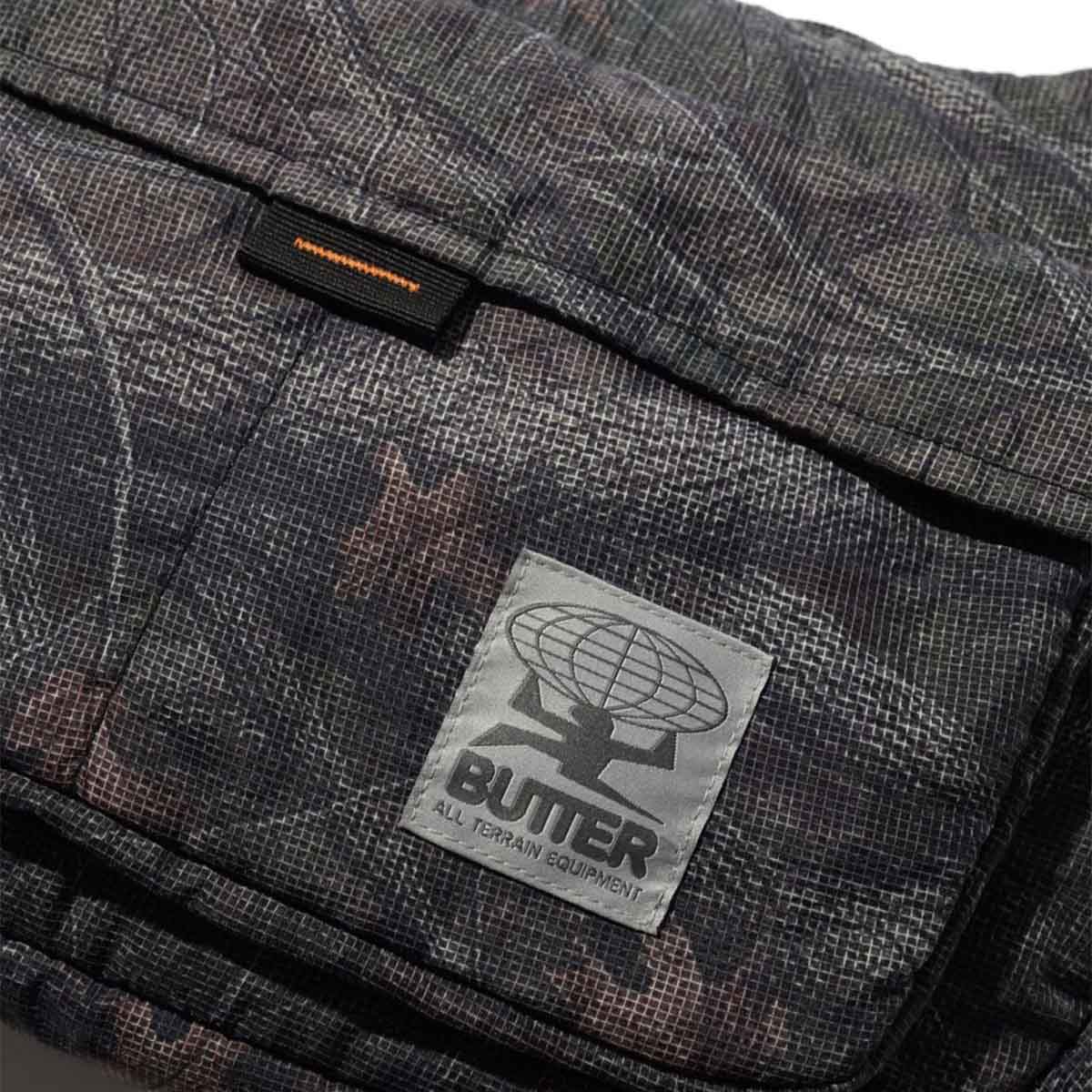 Butter Goods Crossbody Bag Forest Camo Detail