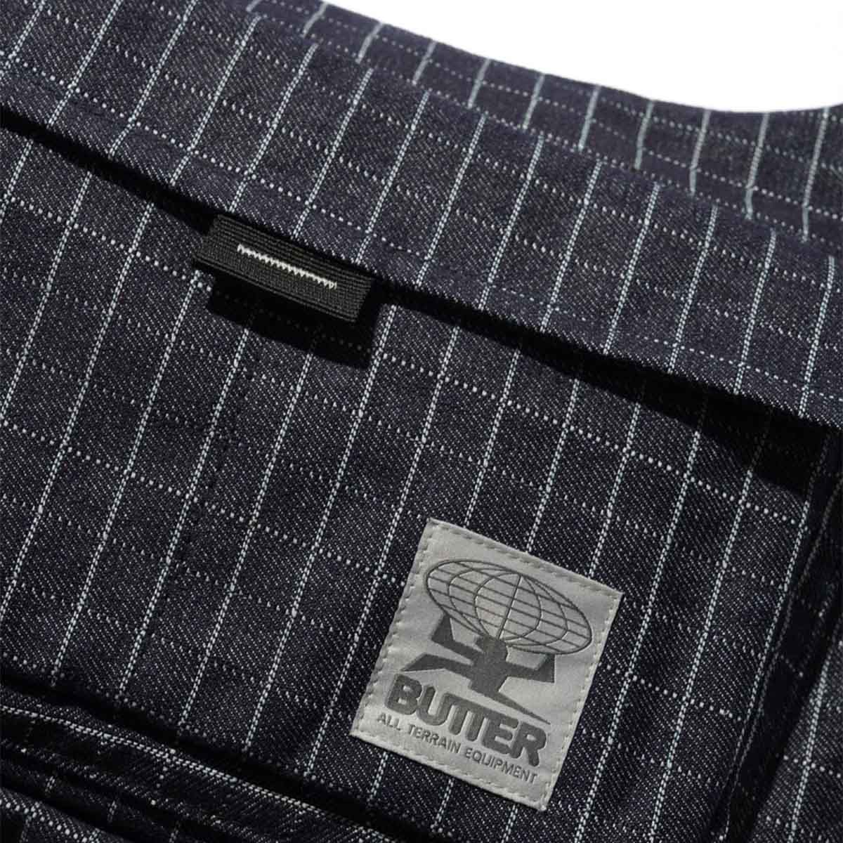 Butter Goods Crossbody Bag Grid Denim Detail