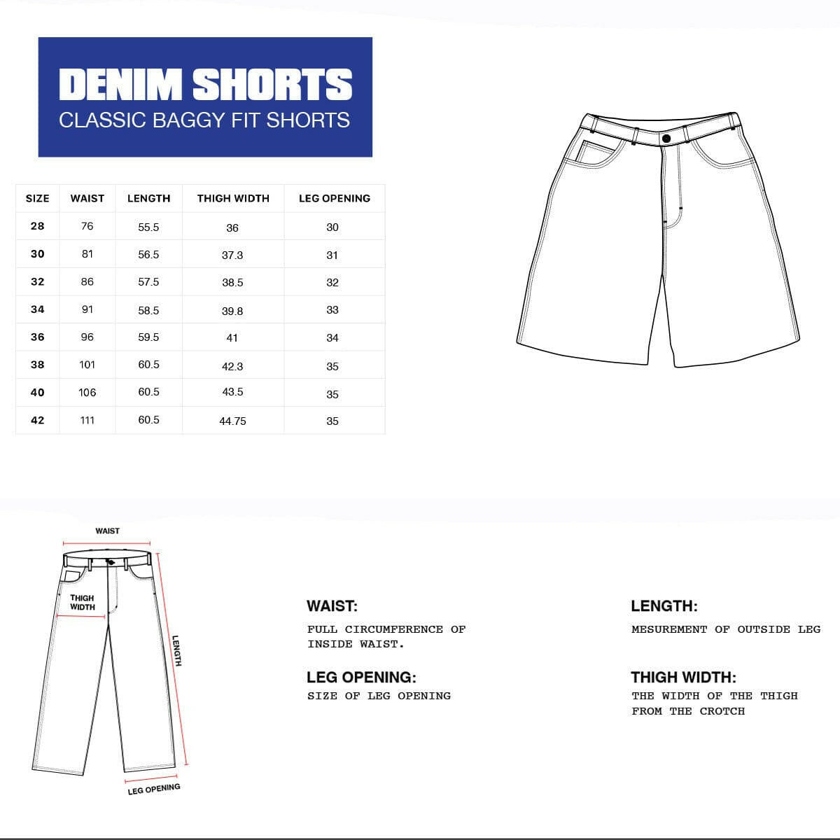 Butter Goods - Hound Denim Shorts Dark Indigo.