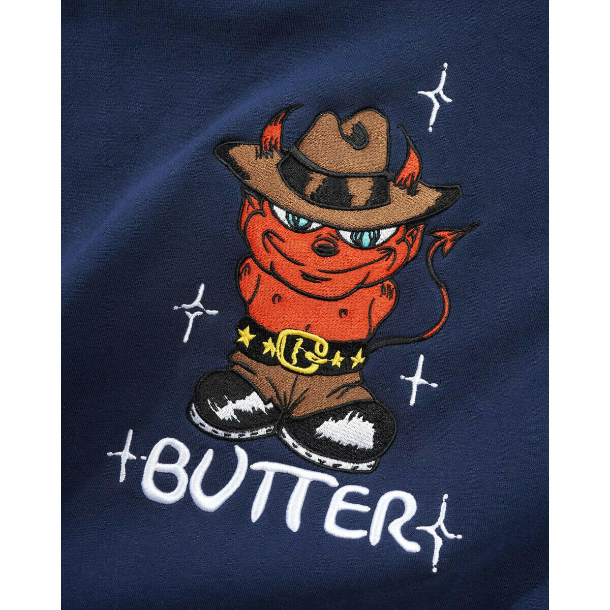 Butter Goods - Devil Hoodie Navy.