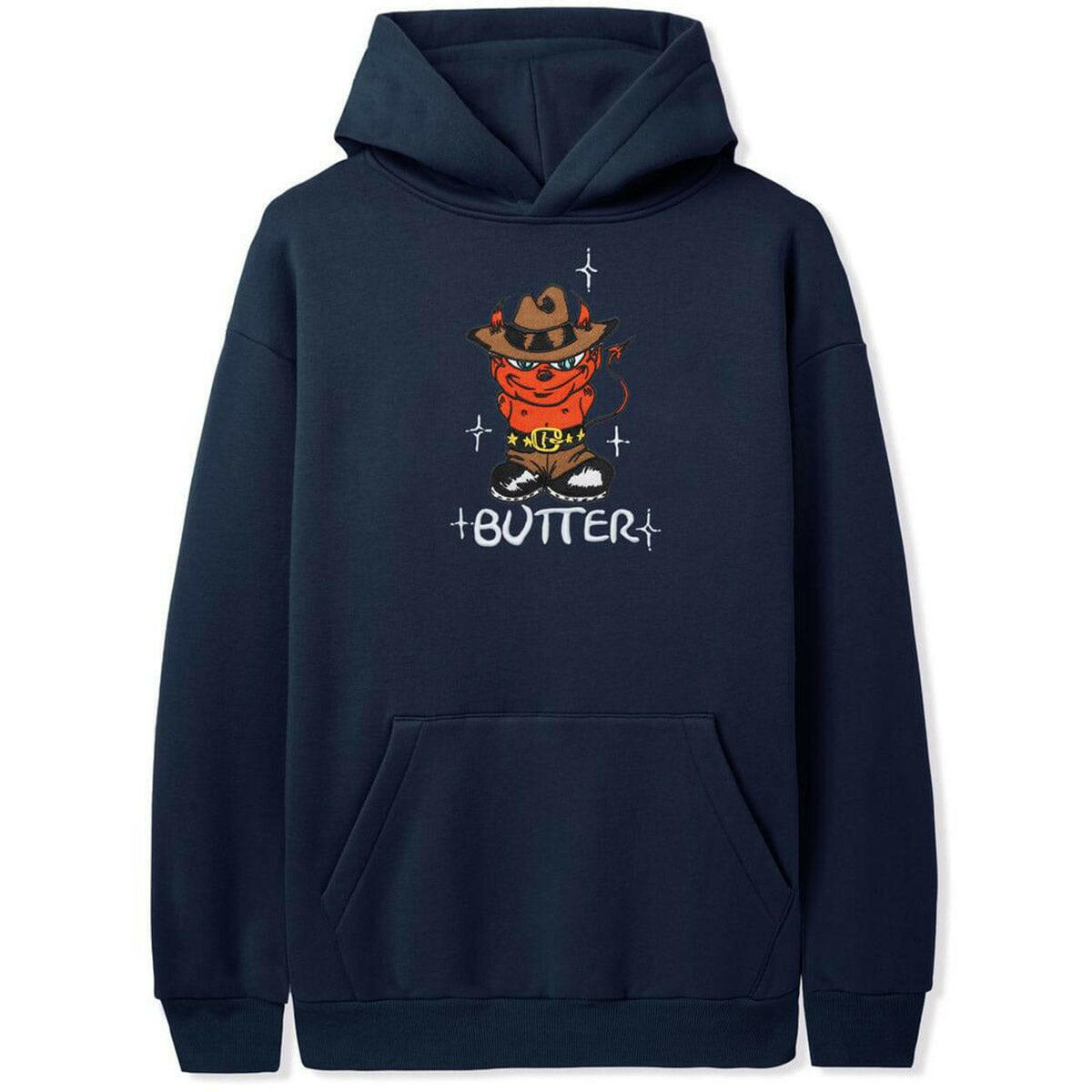 Butter Goods - Devil Hoodie Navy.