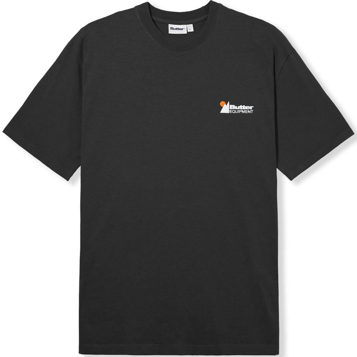 Butter Goods - Equipment Pigment Dye Tee Washed Black.