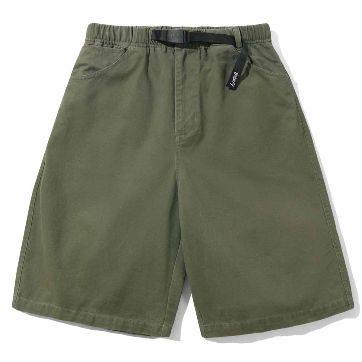 Butter Goods - Everyday Shorts Washed Army Front