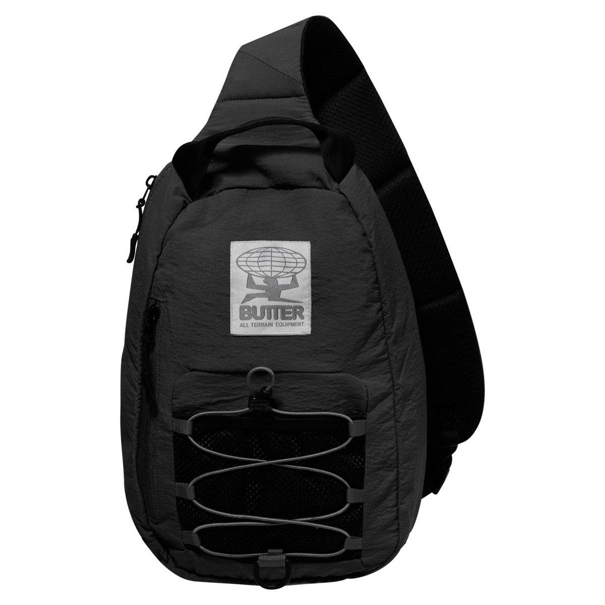 Butter Goods Express Shoulder Bag Black - front