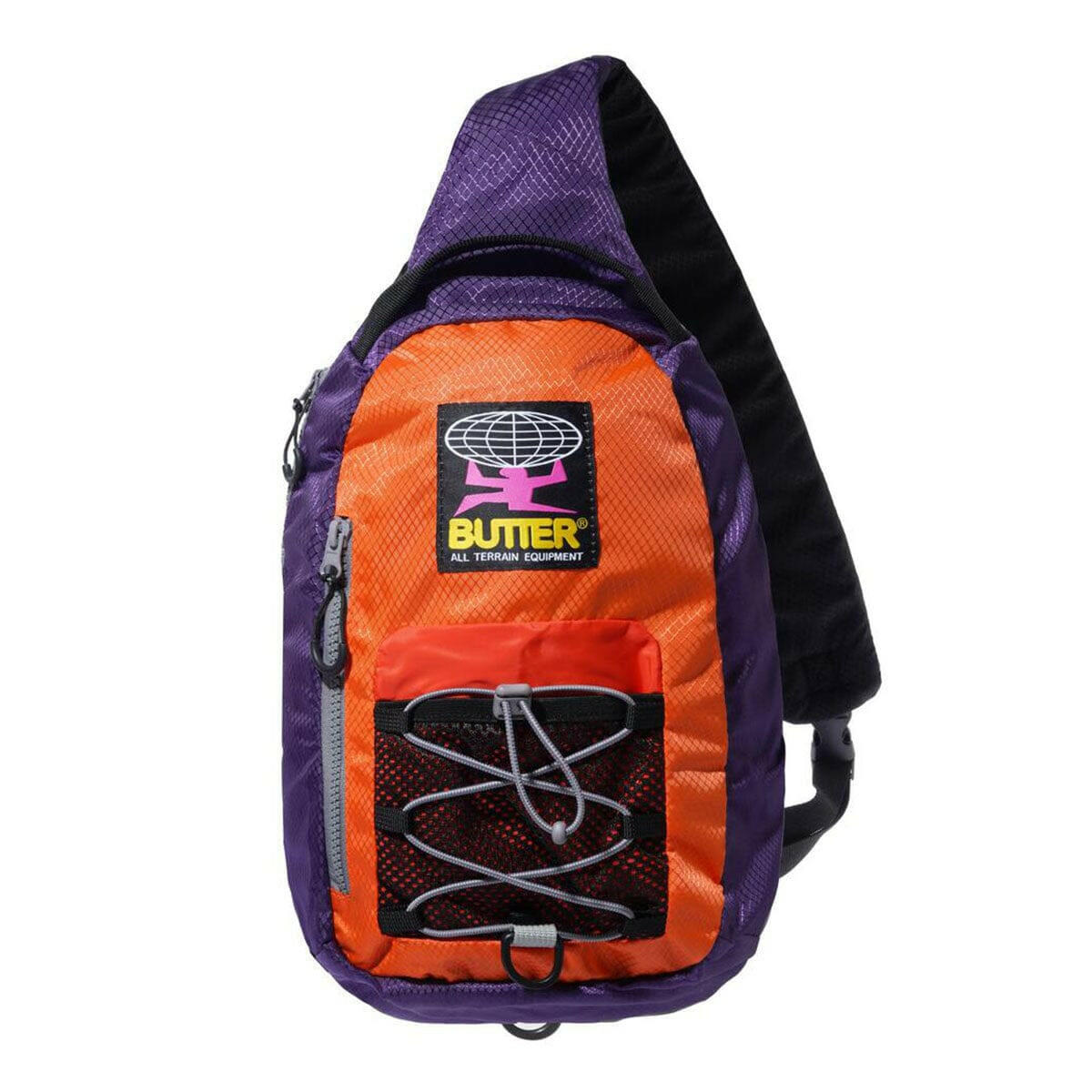 Butter Goods - Express Shoulder Bag Orange/Navy.