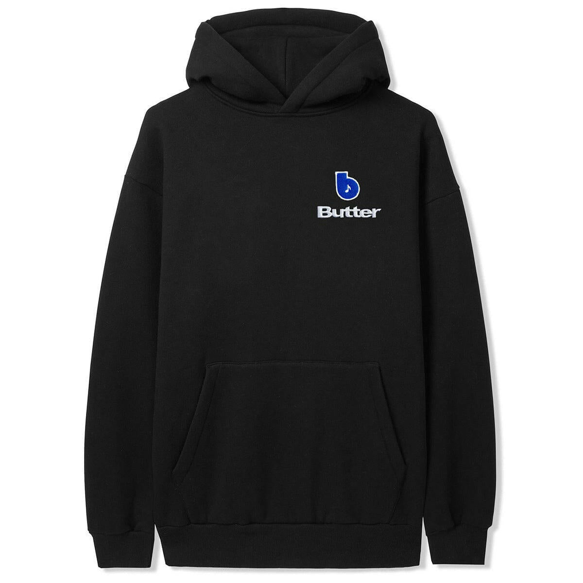 Butter Goods - Blue Note Finest Logo Hoodie Black.