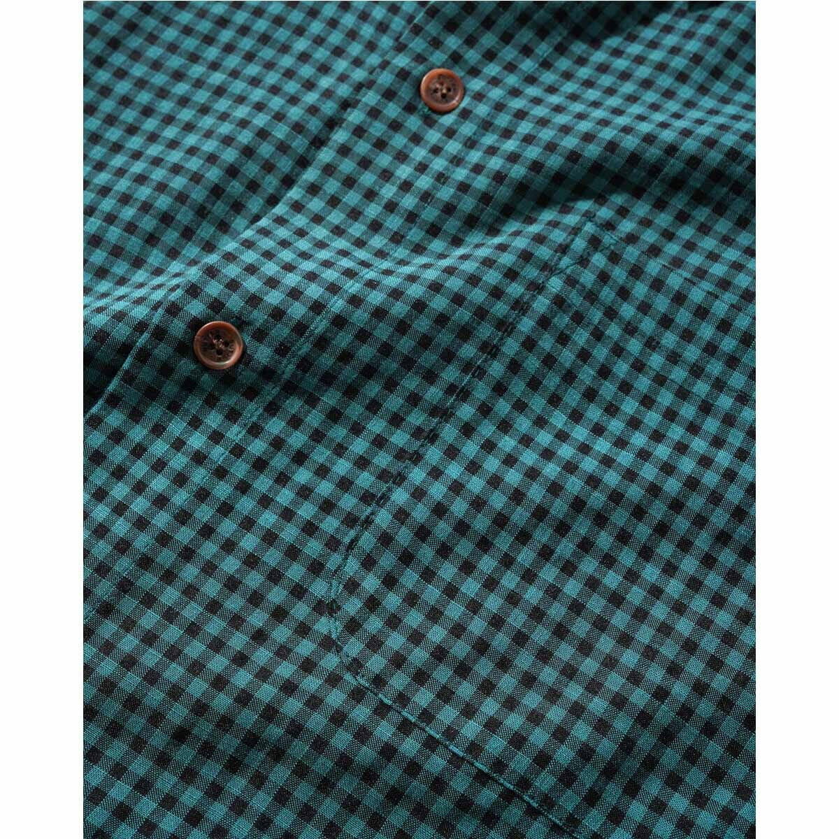 Butter Goods - Gingham S/S Shirt Pine/Black.