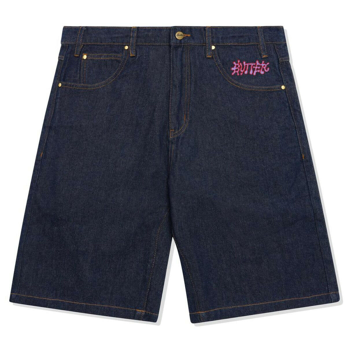 Butter Goods - Ink Denim Shorts Raw Indigo.