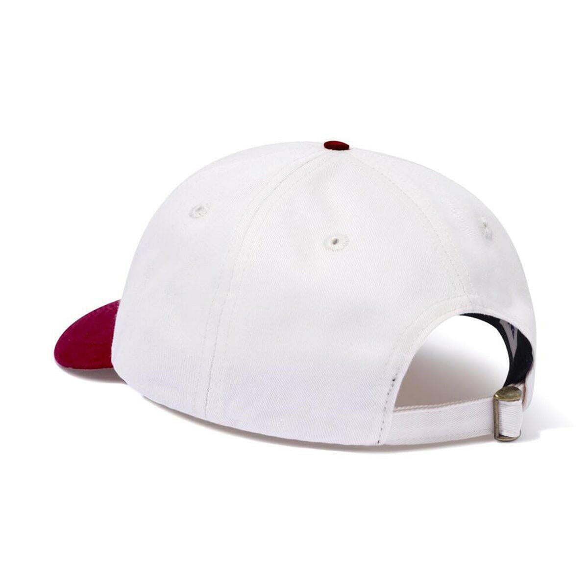 Butter Goods - Jack Hammer 6 Panel Cap Natural/Maroon.